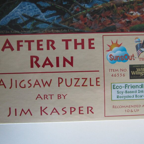 After the Rain SunsOut New Jigsaw Puzzle Animal Wild Deer 1000 pieces #46556 - Picture 5 of 8